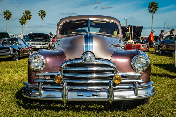 Daytona Beach 2018 November Egy 1947 Pontiac Torpedó Silver Streak — Stock Fotó