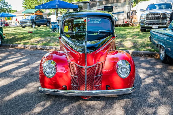 Falcon Heights Haziran 2022 1940 Ford Deluxe Flathead Coupe Nin — Stok fotoğraf