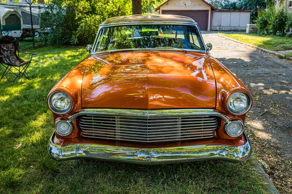 Falcon Heights Června 2022 Pohled Zepředu Ford Crestline Victoria Coupe — Stock fotografie