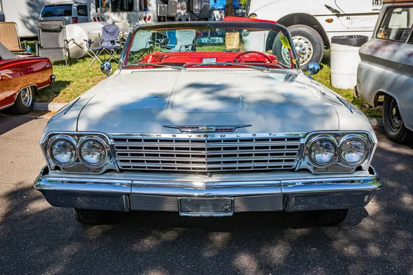 Falcon Heights 2022 Június Egy 1962 Chevrolet Impala Konvertibilis Egy — Stock Fotó