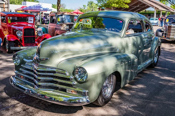 Falcon Heights Juni 2022 Hochperspektivische Frontansicht Eines Chevrolet Stylemaster Business — Stockfoto