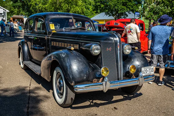 Falcon Heights Haziran 2022 1937 Buick Serisi Özel Sedan Yüksek — Stok fotoğraf