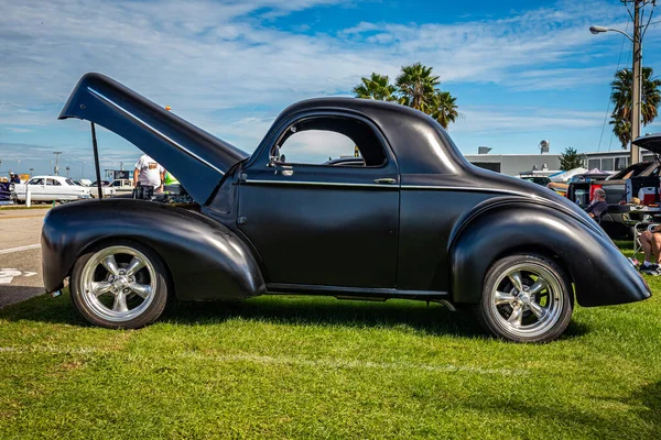 Daytona Beach Листопада 2020 Low Perspective Side View 1941 Willys — стокове фото