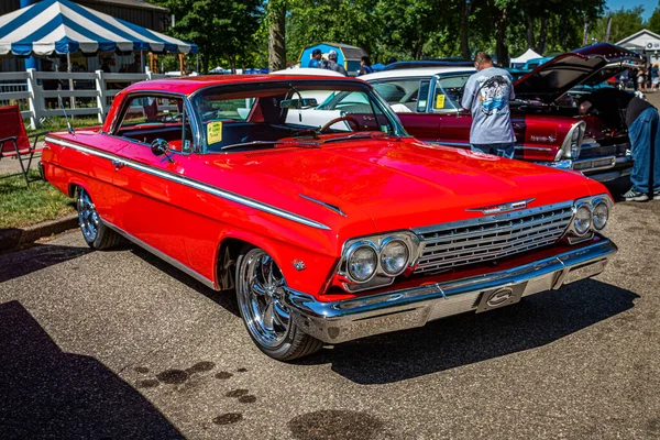 Falcon Heights Juni 2022 Högt Perspektiv Framför Hörnet 1962 Chevrolet — Stockfoto