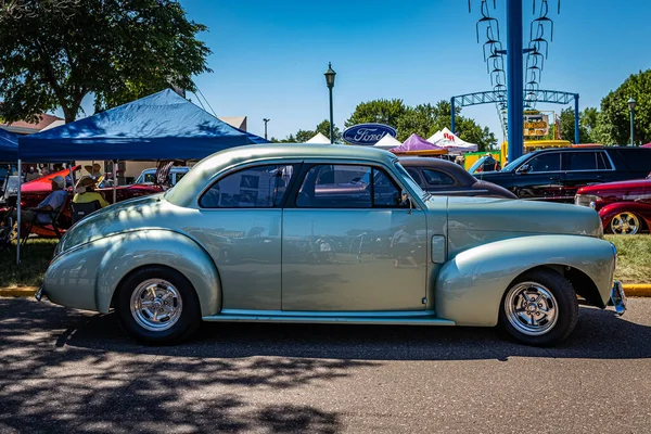 Falcon Heights 2022 Június Egy 1941 Studebaker Champion Coupe Látképe — Stock Fotó