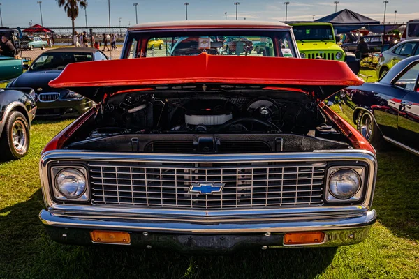 Daytona Beach November 2020 High Perspective Front View 1971 Chevrolet — 스톡 사진