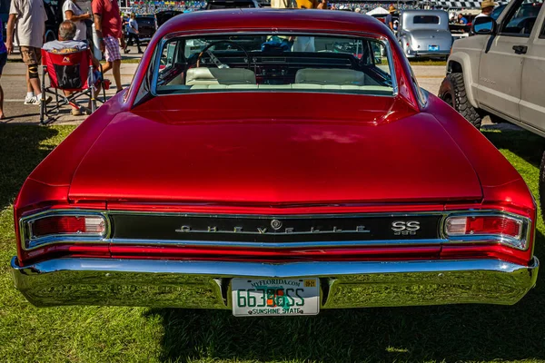 Daytona Beach November 2020 High Perspective Rear View 1966 Chevrolet — Stock Photo, Image