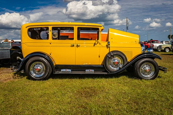 Daytona Beach November 2020 Low View Side View 1930 Reo — 스톡 사진