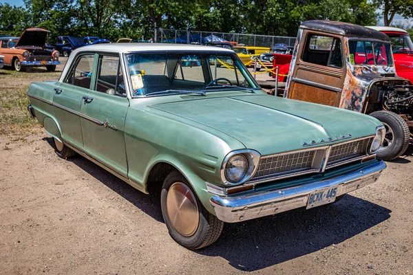 Falcon Heights Haziran 2022 1963 Acadian Invader Door Sedan Otomobil — Stok fotoğraf