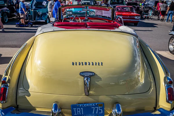 Daytona Beach November 2020 Achteraanzicht Detail Van Een 1949 Oldsmobile — Stockfoto