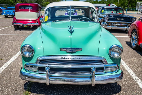 Falcon Heights Ιουνίου 2022 Υψηλής Προοπτικής Άποψη Του 1952 Chevrolet — Φωτογραφία Αρχείου