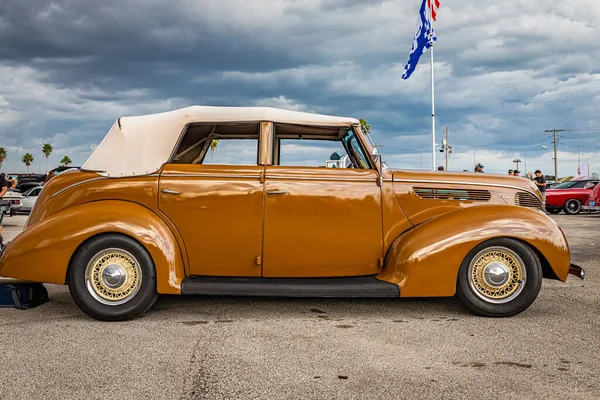 Daytona Beach 2020 November Ford Deluxe 82A Door Convertible Sedan — Stock Fotó