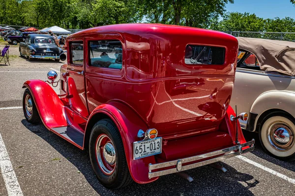 Falcon Heights Června 2022 Pohled Zezadu Ford Model Tudor Sedan — Stock fotografie