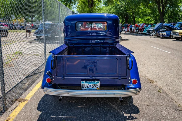 Falcon Heights June 2022 High Perspective Rear View 1937 Ford — Stock Photo, Image