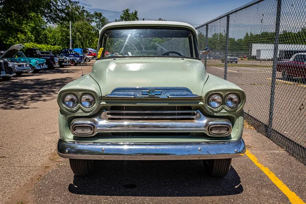 Falcon Heights June 2022 High View View 1959 Chevrolet Apache — 스톡 사진