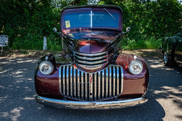 Falcon Heights Juni 2022 Hochperspektivische Frontansicht Eines Chevrolet Series Pickup — Stockfoto