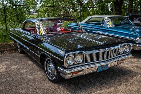 Falcon Heights Juni 2022 Högt Perspektiv Framifrån 1964 Chevrolet Impala — Stockfoto