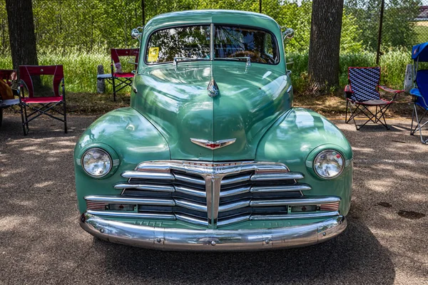 Falcon Heights Juni 2022 High Perspective Front View 1948 Chevrolet — Stockfoto