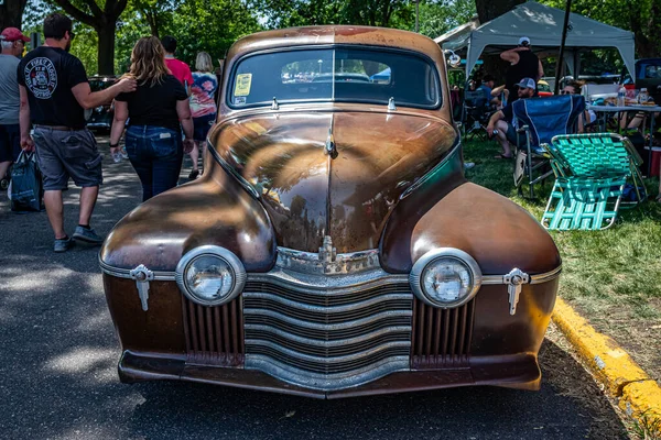 Falcon Heights Ιουνίου 2022 Προβολή Ενός Oldsmobile Series Club Coupe — Φωτογραφία Αρχείου