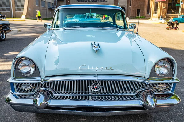Falcon Heights Juin 2022 Vue Face Haute Perspective Packard Clipper — Photo