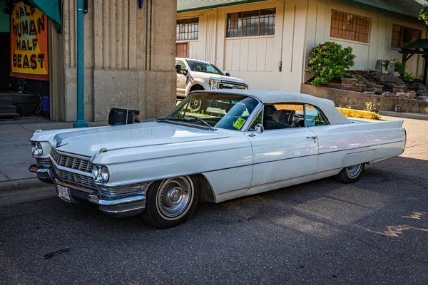 Falcon Heights Junio 2022 Vista Alta Perspectiva Cadillac Deville Convertible — Foto de Stock