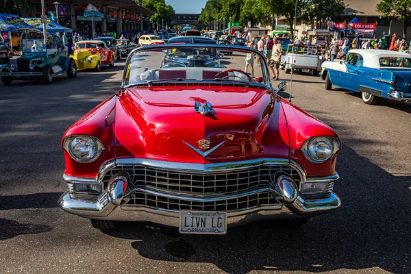 Falcon Heights 2022 Június Magas Kilátások Egy 1955 Cadillac Series — Stock Fotó