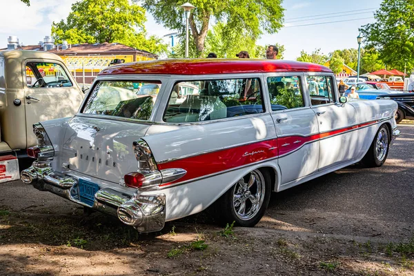 Falcon Heights Juni 2022 Høy Utsikt Bak Hjørne Pontiac Super – stockfoto