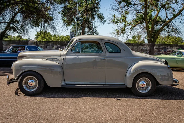 Falcon Heights 2022 Június Egy 1940 Plymouth Deluxe P10 Coupe — Stock Fotó