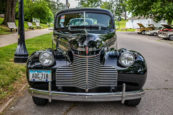 Des Moines July 2022 High Perspective Front View 1940 Chevrolet — 스톡 사진