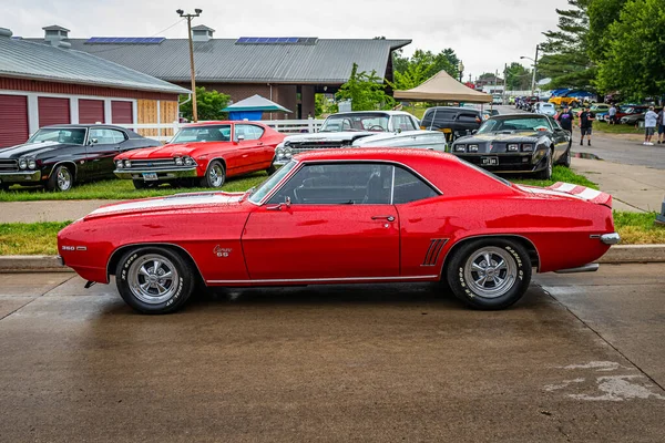 Des Moines 2022 Július Egy 1969 Chevrolet Camaro 350 Hardtop — Stock Fotó