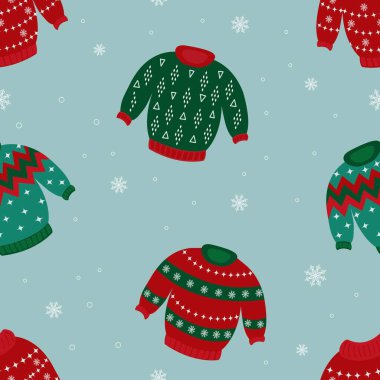 Süslü ve şenlikli Noel süveterleri.. 