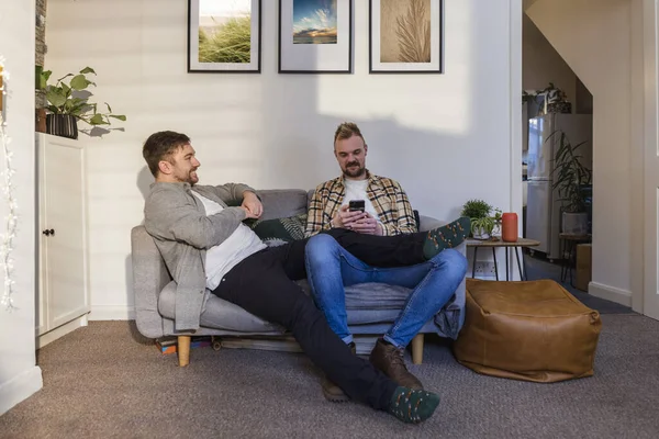 Relaxar em casa — Fotografia de Stock