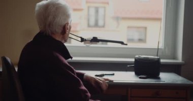 Yaşlı Yaşlı Yaşlı Adam Emekli Portre