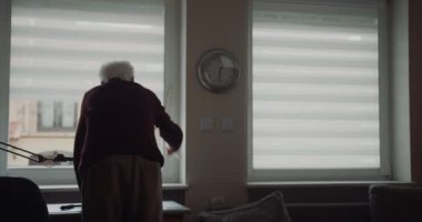 Emekli Yaşlı Adam 'ın Portresi.