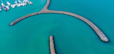 Queensland, Avustralya 'daki WhitSunday Adaları' nın insansız hava aracı görüntüleri.