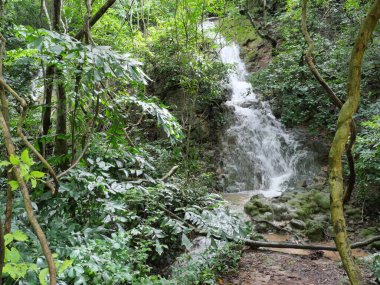 Khao Sam Roi Yot Ulusal Parkı 'nda Şelale, Tayland' da Prachuap Khiri Khan