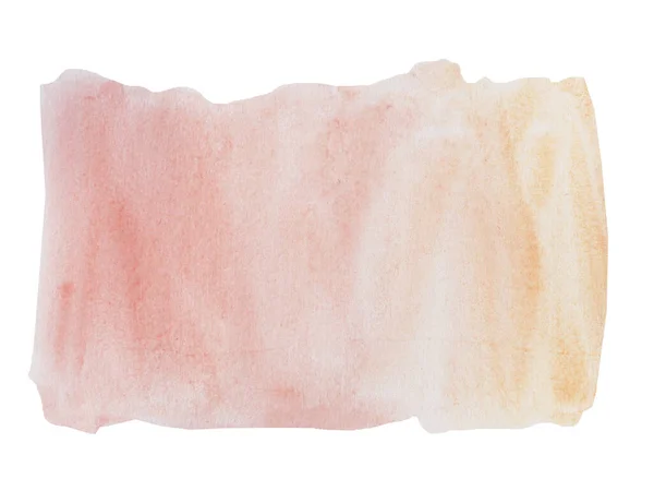 Colpo Acquerello Spray Carta Bianca Sfondo Astratto Disegnato Mano Rosa — Foto Stock