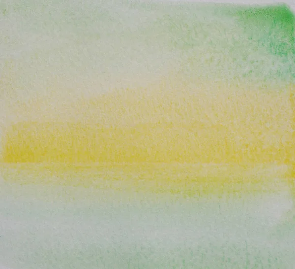 Градиент Цвета Желтого Зеленого Белой Поверхности Абстрактный Яркий Фон Акварельного — стоковое фото