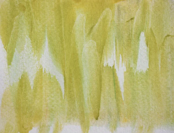 Градиент Цвета Желтого Зеленого Белой Поверхности Абстрактный Яркий Фон Акварельного — стоковое фото