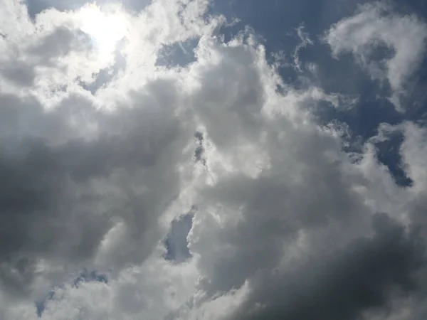 Cumulonimbus Mraky Formace Tropické Obloze Nimbus Pohybující Abstraktní Pozadí Přírodního — Stock fotografie