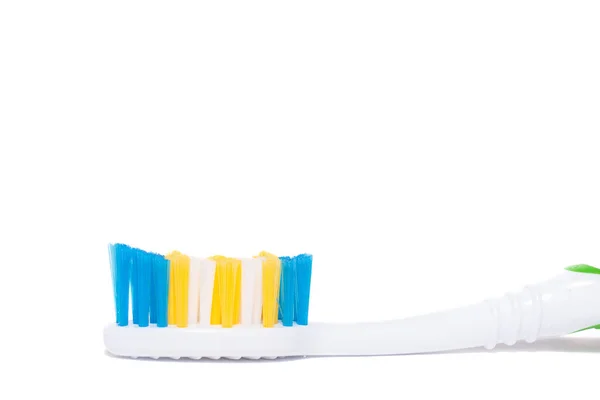 Toothbrush Close Isolated White Background — Stock Photo, Image