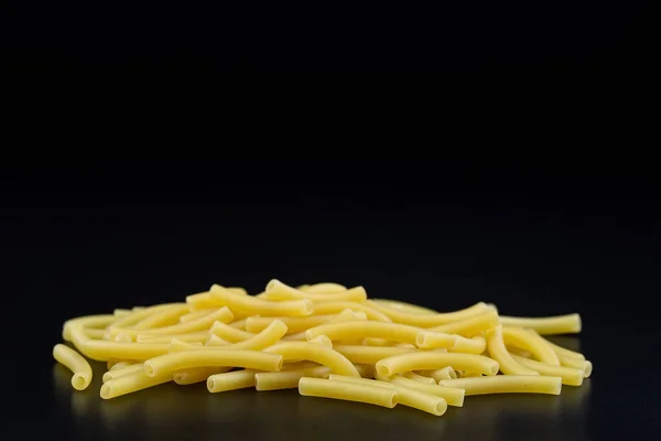 Pasta Pasta Textuur Italiaanse Maccheroni Snelkoppeling Noedels Vorm Van Smalle — Stockfoto