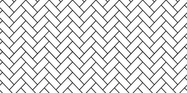 Witte visgraat parketvloer naadloos patroon met diagonale panelen. Vector houten of baksteen muur textuur. — Stockvector