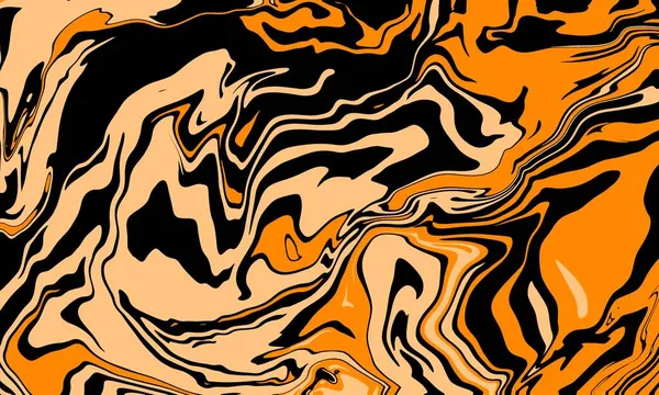Абстрактная Иллюстрация Оранжевого Цвета Мраморный Узор Халцедон Пастельные Вихри Оформления — стоковое фото