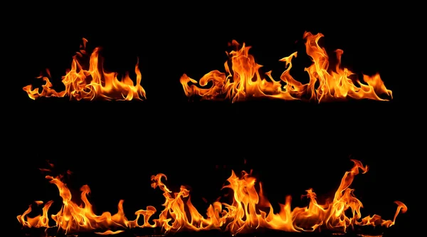 Tábortüzet Gyújtunk Ami Üzemanyagot Éget Hőenergia Tűzből Éjszaka Elvont Narancs — Stock Fotó