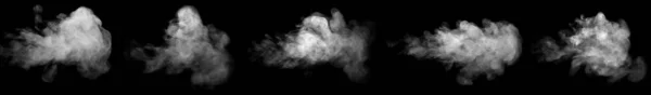 Listos Primer Plano Vapor Smog Blanco Abstracto Que Eleva Por —  Fotos de Stock