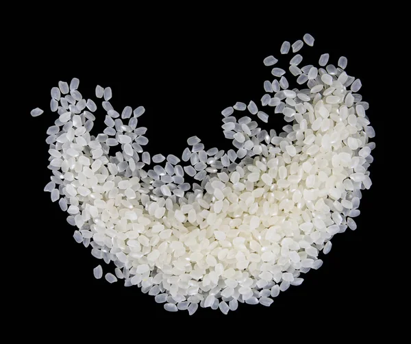 Pohled Shora Makro Detailu Vysoké Rozlišení Syrová Hnědá Rýže Japonské — Stock fotografie