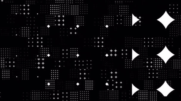 Abstrakter Hintergrund Mit Blauen Mustern Loop Animation — Stockvideo