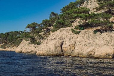 a beautiful landscape view of the coast of the island of the mediterranean sea