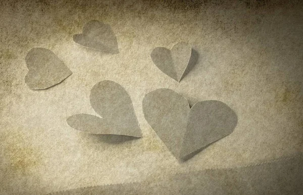 Texture Hearts Old Background Valentine Day — Zdjęcie stockowe